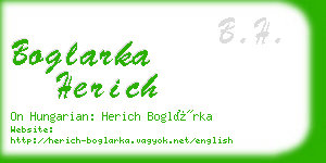 boglarka herich business card